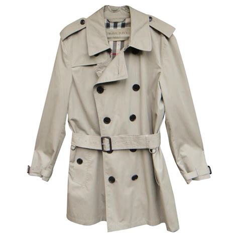 burberry brit trenchcoat polyester